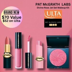 NEW Sealed Pat McGrath Labs Pink Rose Deluxe Travel Size Blush Lips Makeup Kit